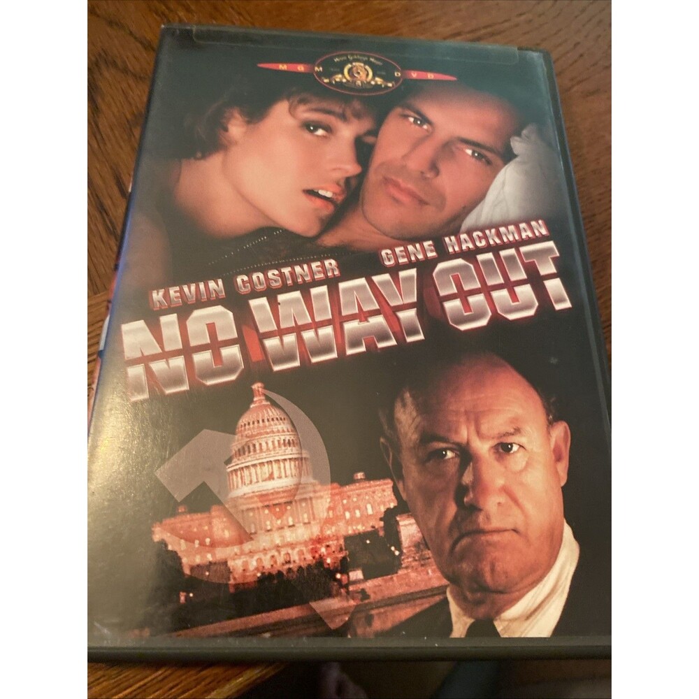 No Way Out (DVD, 1987) Kevin Costner Gene Hackman Sean Young Thriller MGM RatedR